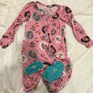 GUC RBG Posh Peanut Zippy Footie 18-24M